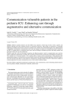 Communication vulnerable patients in the pediatric ICU