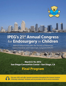 Poster Abstracts - International Pediatric Endosurgery Group