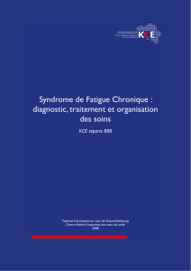 Syndrome de Fatigue Chronique: diagnostic, traitement et