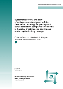 Systematic review and cost-effectiveness evaluation of `pill-in