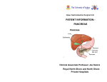 Pancreas Information Brochure