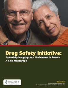 Drug Safety Initiative - Psychiatric Medication Awareness Group