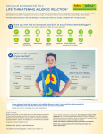 Risk of Anaphylaxis Self Assessment Tool