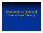 Principles of Dermatological Diagnosis