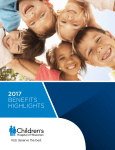 2016 benefits highlights - Children`s Hospital of Wisconsin