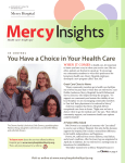 Mercy Insights November 2011 - CHI Mercy Health : Valley City