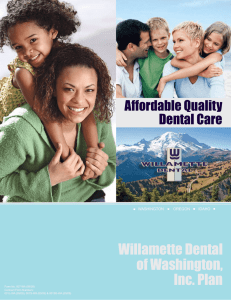 Affordable Quality Dental Care - Association of Washington Cities