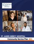 St. James Mercy Hospital 2013 Community Service