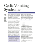 Cyclic Vomiting Syndrome - The Center for Digestive Wellness