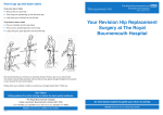 Your Revision Hip Replacement Surgery at The Royal Bournemouth