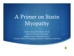 A Primer on Statin Myopathy - American College of Osteopathic