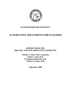 Alternative Treatments For Scoliosis