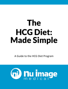 A Guide to the HCG Diet Program