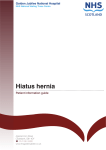 Hiatus hernia - Golden Jubilee National Hospital