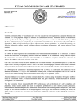 TEXAS COMMISSION ON JAIL STANDARDS