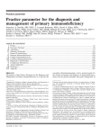 Practice parameter for the diagnosis and management of primary