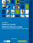 Cabarrus County Diabetes Resource Guide