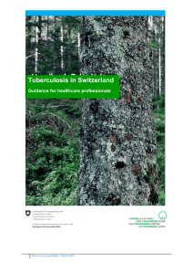 Tuberculosis in Switzerland