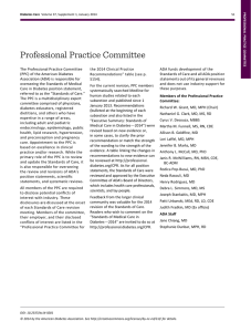 Professional Practice Committee