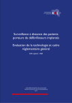 Surveillance à distance des patients porteurs de défibrillateurs implantés