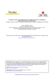 Treatment of acute cerebral infarction with a choline precursor in... double-blind placebo-controlled study.