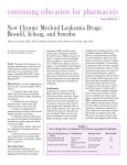 continuing education for pharmacists New Chronic Myeloid Leukemia Drugs: