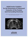 AIUM Practice Guideline for the Performance of Ultrasound Evaluation of the Prostate