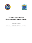 U.S Navy Aeromedical Reference and Waiver Guide