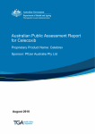Australian Public Assessment Report  Proprietary Product Name: Celebrex