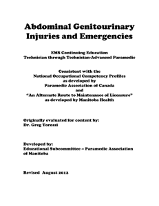 Abdominal Genitourinary Injuries and Emergencies