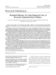 ISSN 0017-8748 doi: 10.1111/j.1526-4610.2011.01855.x Headache Published by Wiley Periodicals, Inc.