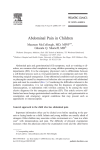 Abdominal Pain in Children T, Maureen McCollough, MD, MPH Ghazala Q. Sharieff, MD