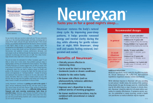 Neurexan restores the body’s natural sleep cycle. By improving poor-sleep