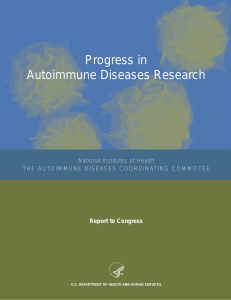 Progress in Autoimmune Diseases Research