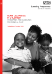 SICKLE CELL DISEASE IN CHILDHOOD STANDARDS AND GUIDELINES FOR CLINICAL CARE