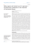 + Safety aspects and rational use of a naproxen of rheumatoid disease