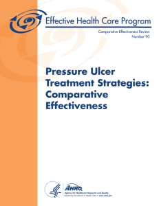Pressure Ulcer Treatment Strategies: Comparative Effectiveness