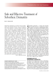 S Safe and Effective Treatment of Seborrheic Dermatitis T