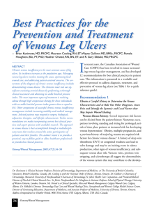 Best Practices for the Prevention and Treatment of Venous Leg Ulcers