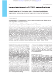 Home treatment of COPD exacerbations