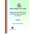 TREATMENT OF AIDS GUIDELINES FOR THE USE OF ANTIRETROVIRAL THERAPY IN MALAWI
