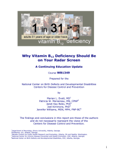 Why Vitamin B Deficiency Should Be on Your Radar Screen