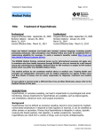 Medical Policy  Title: Treatment of Hyperhidrosis