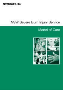 NSW Severe Burn Injury Service Model of Care