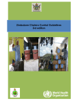    Zimbabwe Cholera Control Guidelines 3rd edition