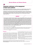 Consensus conference on the management of tumor lysis syndrome D M