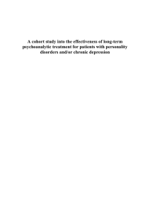 A cohort study into the effectiveness of long-term