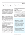 Diagnosis and management of hyperprolactinemia Review Synthèse