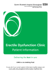 Erectile Dysfunction Clinic Patient Information best