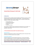 Sample Medical Messages-On-Hold Scripts INTRODUCTION